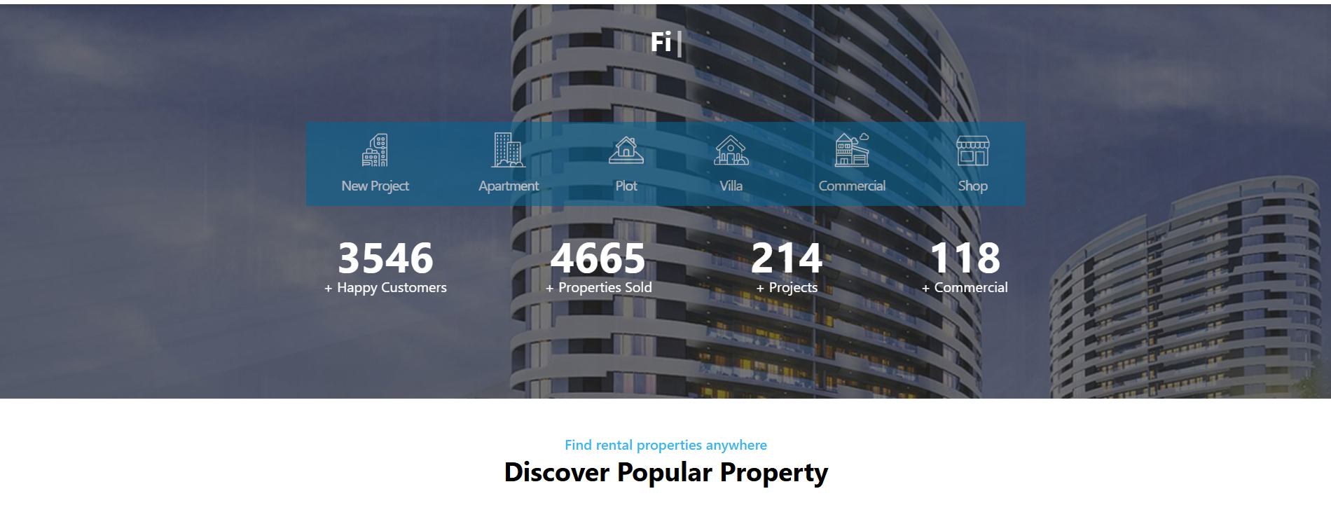 Dubai Real Estate Website